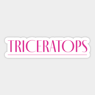 TRICERATOPS Sticker